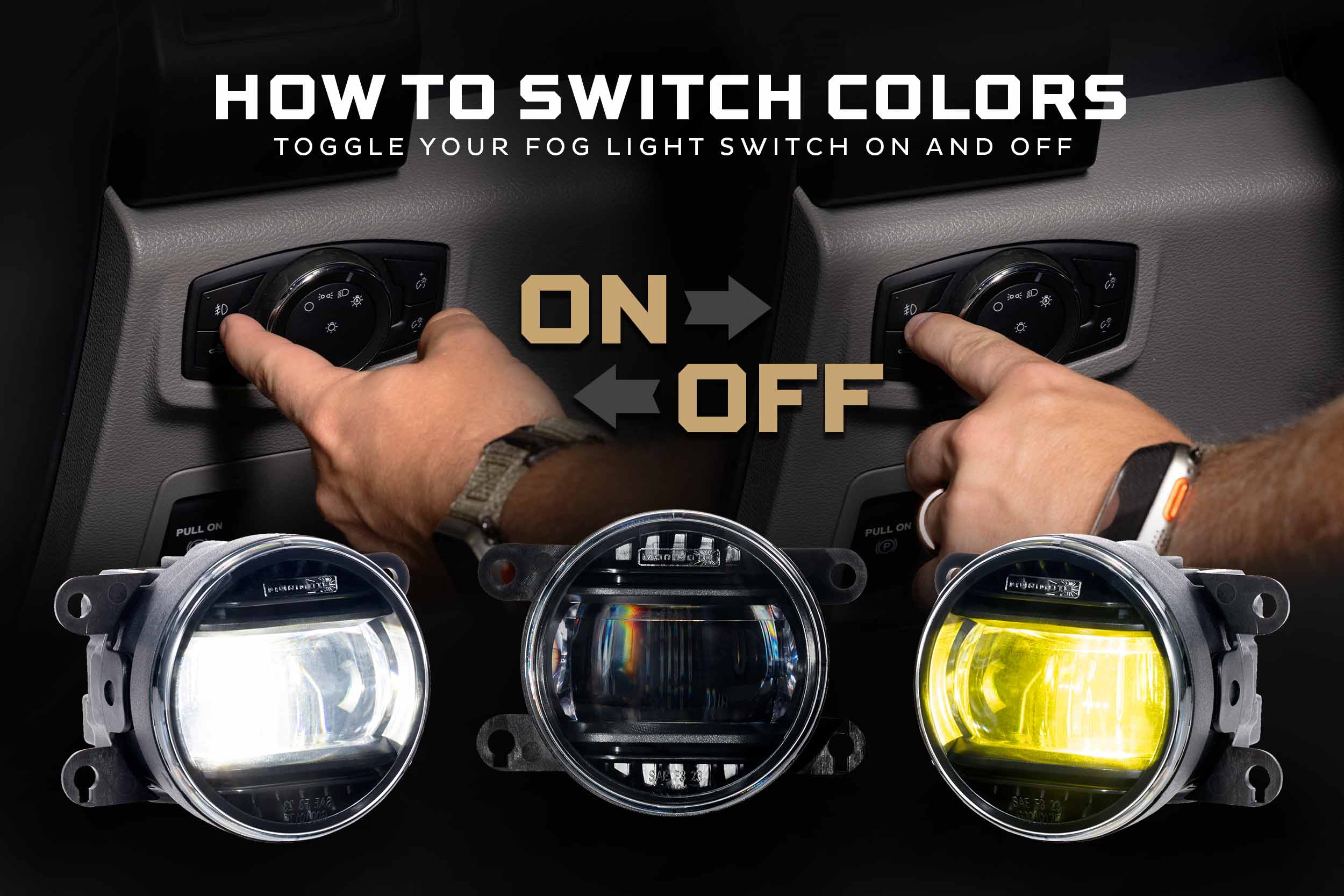 Acura (Round) XB Evo+ LED Fog Lights| LF091